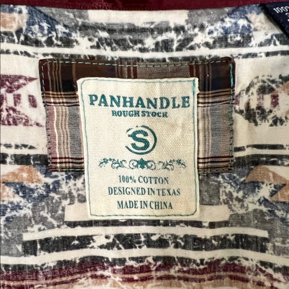 Panhandle Rough Stock Pearl Snap - Picture 3 of 4